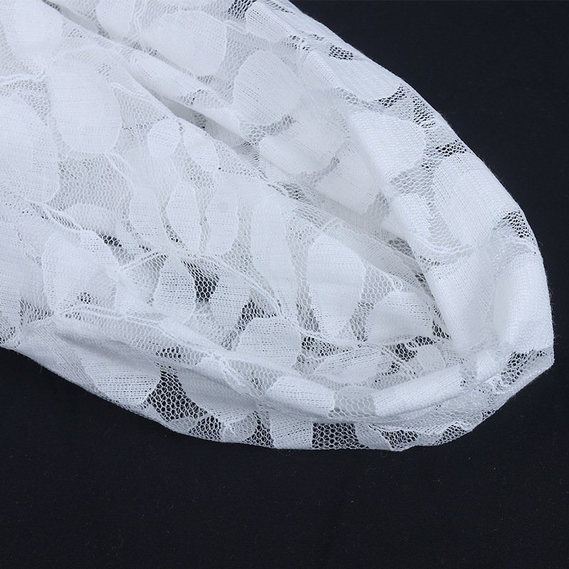 Lace Fabric Dress Leaf Nylon for Women's Wear Wholesale Supplier 3